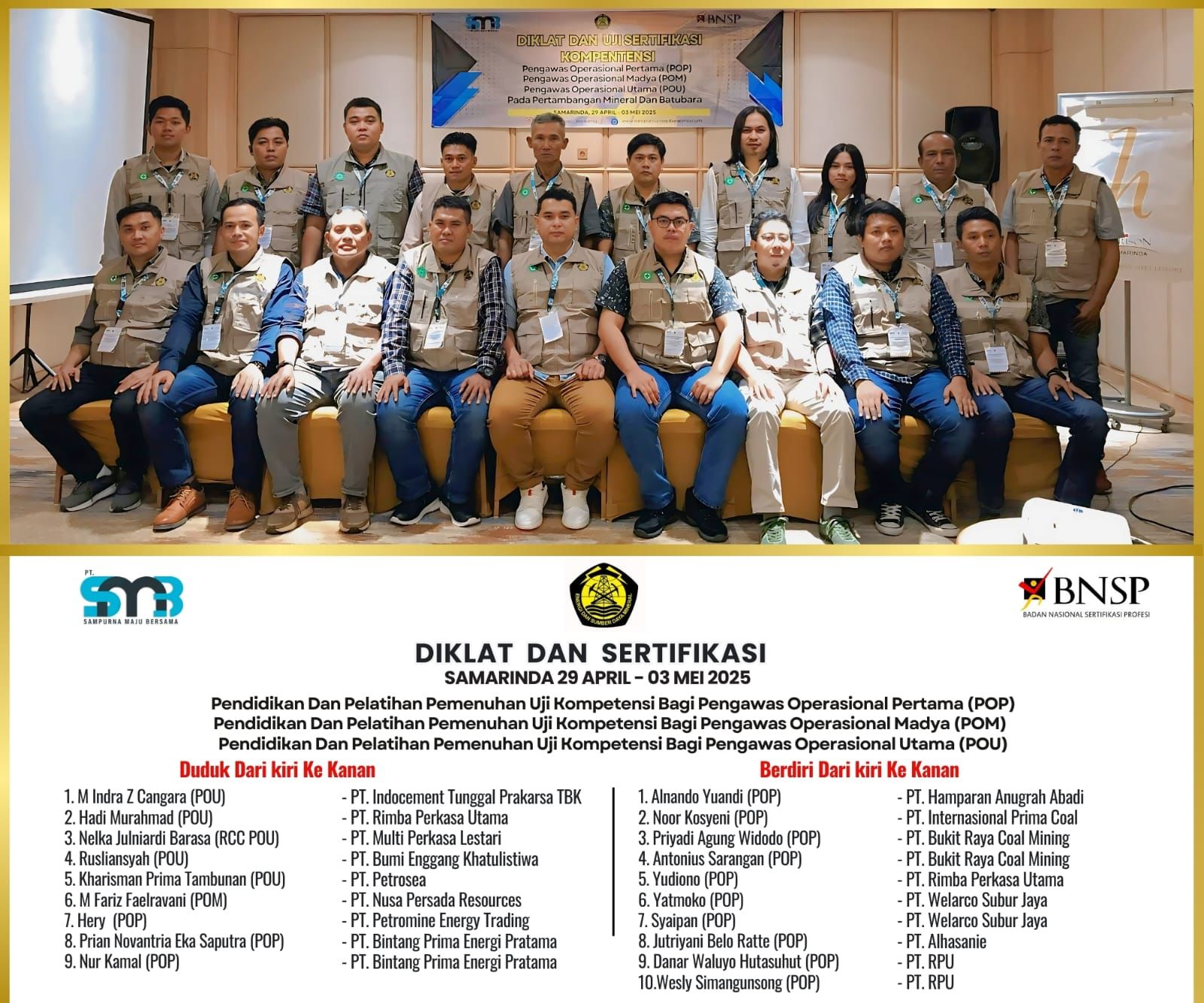 Diklat dan Sertifikasi