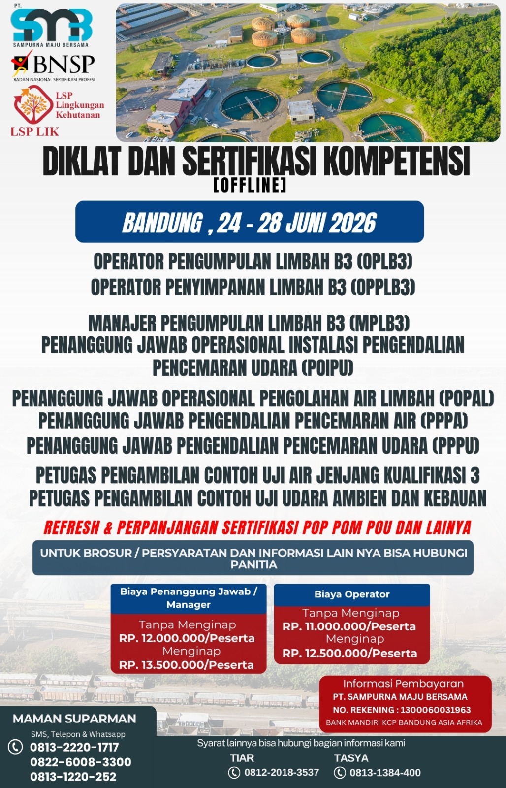 DIKLAT DAN SERTIFIKASI KOMPETENSI